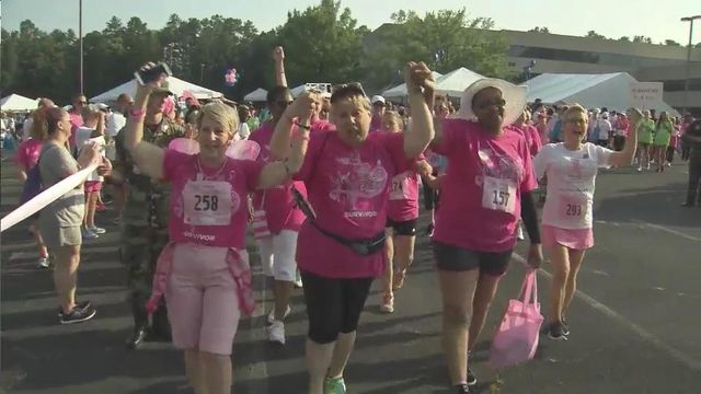 Thousands show up for 20th annual Triangle Race for the Cure
