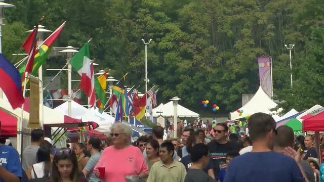 Immigrants talk politics at International Folk Festival