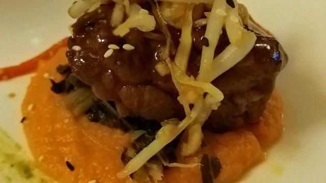 Dean Thompson pork in soy glaze
