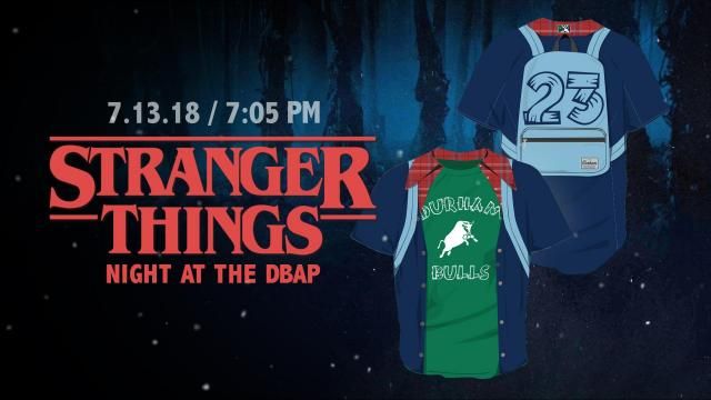 Stranger Things Night at Durham Bulls