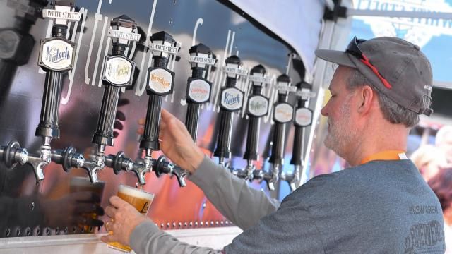 The Brewgaloo NC Craft Beer Festival was held on Fayetteville Street in downtown Raleigh on Saturday, April 27, 2019.
(Photo By: Beth Jewell/WRAL Contributor)