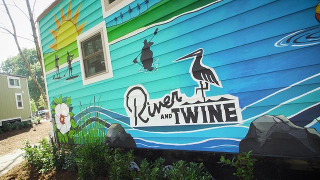 River and Twine tiny house hotel opens 