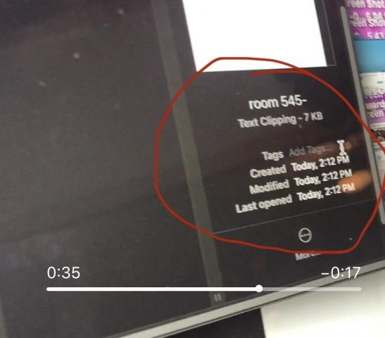 Pink Lady: Text clipping for room 545