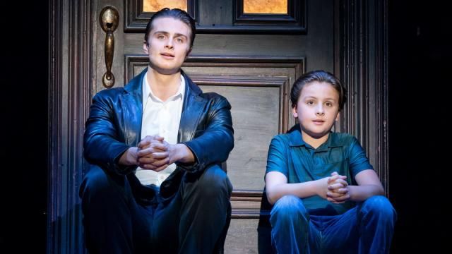 Alec Nevin as Calogero and Trey Murphy Photo by Joan Marcus