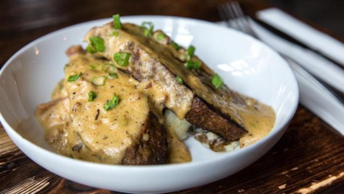 Recipe: Meatloaf with Tasso Ham Gravy from Driftwood Kitchen