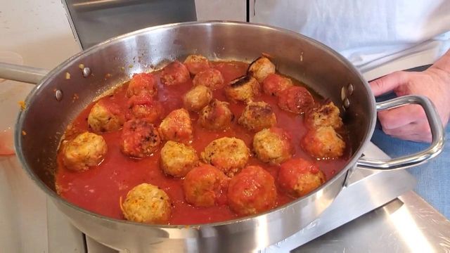 Video: Coronato chef shares secret to great meatballs