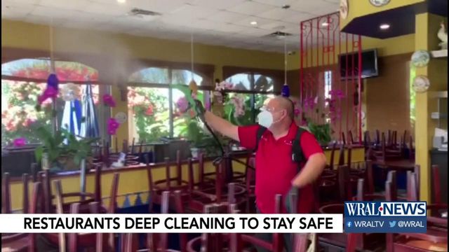 Restaurants outsource cleaning to assure coronavirus is not present