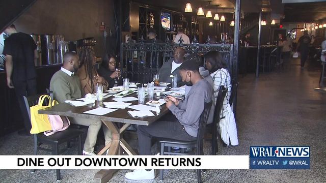 Bar and restaurant owners hope Dine Out Downtown helps bring business back to Raleigh