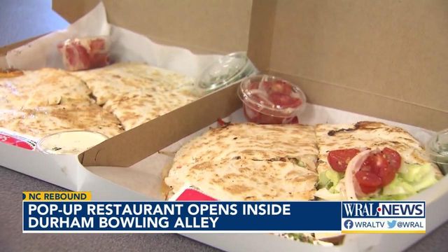 Pop-up restaurants opens inside Durham bowling alley