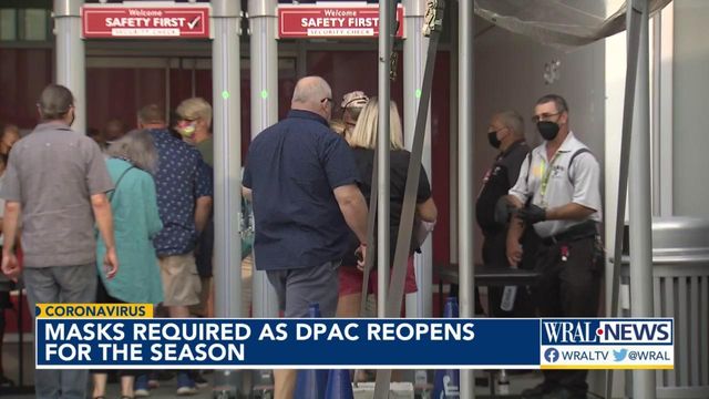 DPAC welcomes guests back with newly-installed mask mandate