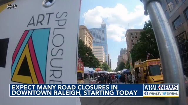 Expect road closures in downtown Raleigh this weekend