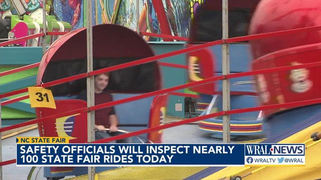 Safety inspections begin for NC State Fair rides