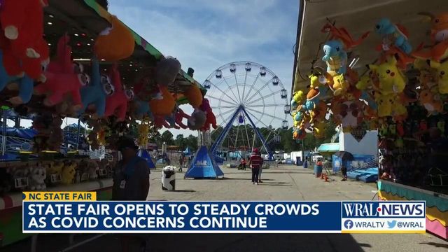 N.C. State Fair opens to steady crowds as COVID-19 concerns continue