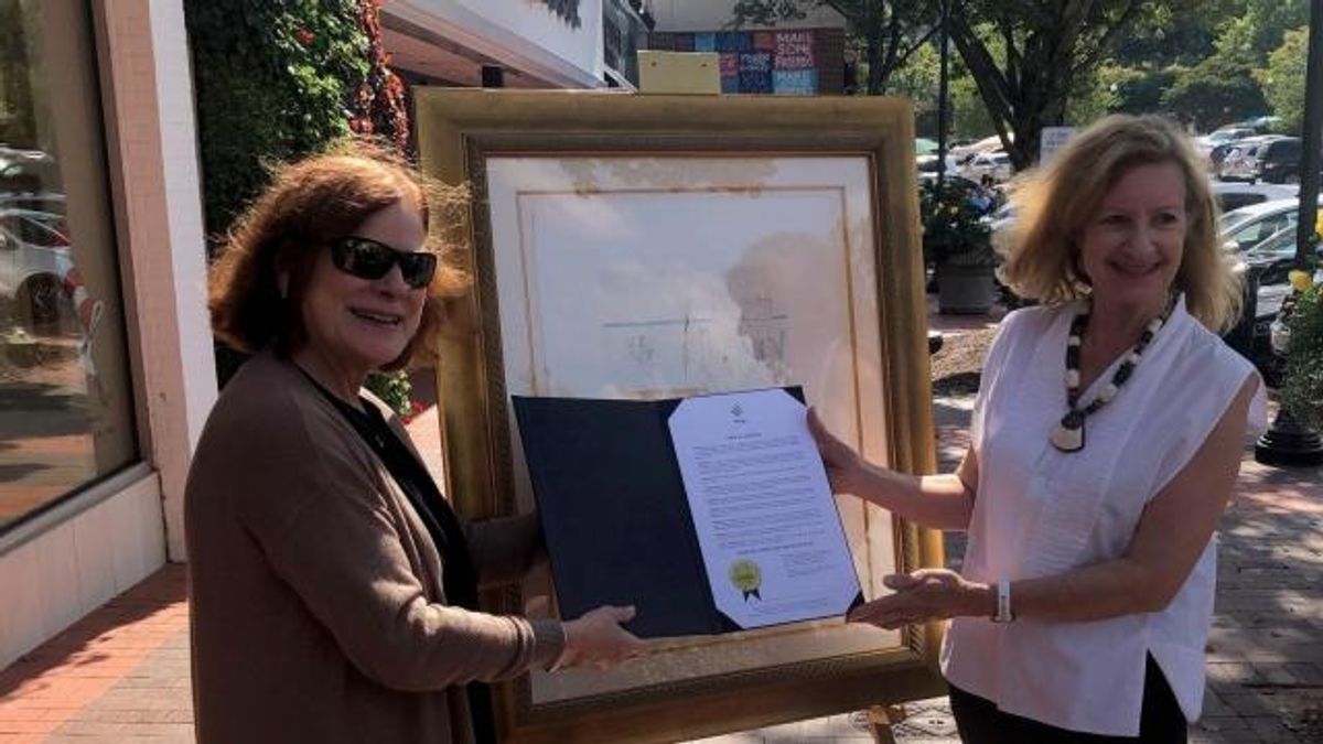 Raleigh Mayor Mary-Ann Baldwin proclaims Oct. 16 Madame Christine Argillet Day. 