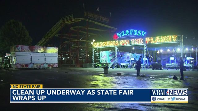 Clean up underway as N.C. State Fair wraps up