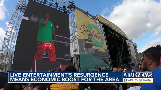 Live entertainement's resurgence means economic boost for Wake County