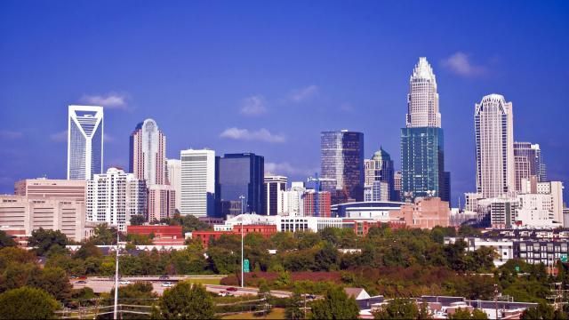 Charlotte Skyline - Places to visit in North Carolina. Photo: Big Stock