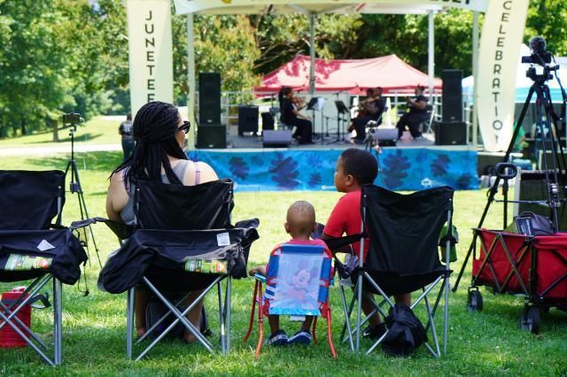 Juneteenth event in Dix Park in Raleigh