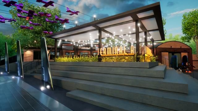 Aeronautica Landing beer garden and resturant