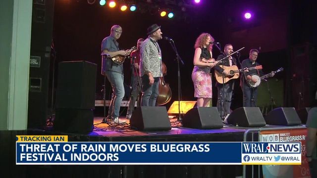 Threat of rain moves Raleigh bluegrass festival indoors