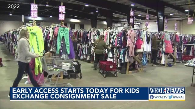 Early access starts today for Kids Exchange Consignment sale