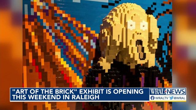 "Art of the Brick Exhibit" is opening in this weekend in Raleigh