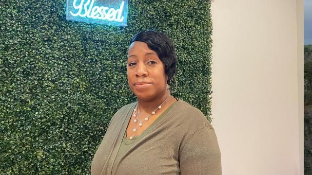 Juanita Cotton, owner of UB Paint'n & Sip'n Raleigh
