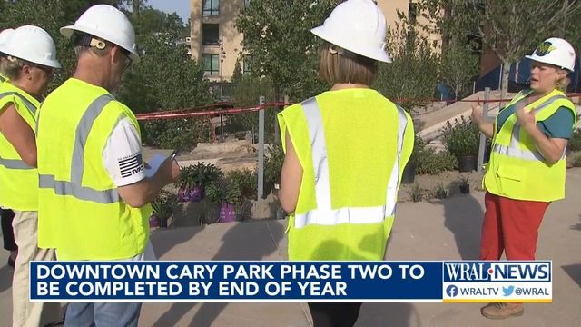 Downtown Cary Park phase two to be completedby end of year