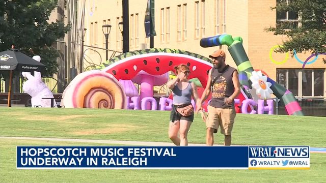 Hopscotch music festival underway in Raleigh  