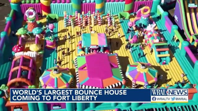 World's largest bounce house coming to Fort Liberty