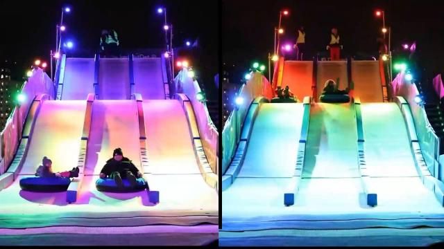 Frosty Fun Hill sledding