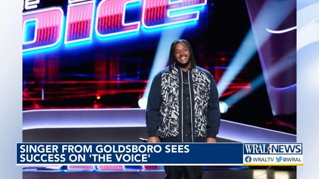 Singer from Goldsboro sees success on 'The Voice'  