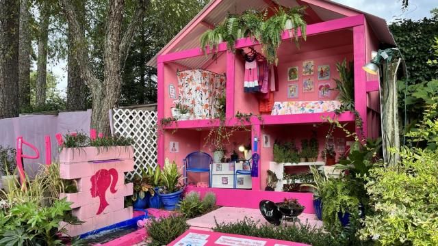 Barbie dream house at the NC State Fair