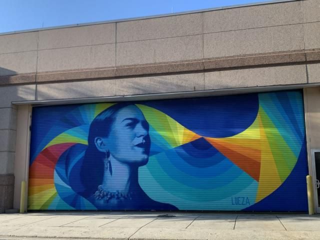 Durham Convention Center Garage Door Murals