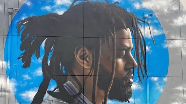 J. Cole mural