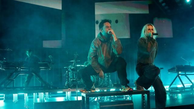 Linkin Park played Lenovo Center on Tuesday, May 6, 2025 in Raleigh, NC.  (Photo by Jack Morton)