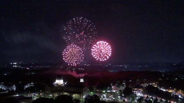 July 4 fireworks at Dix Park in 2024