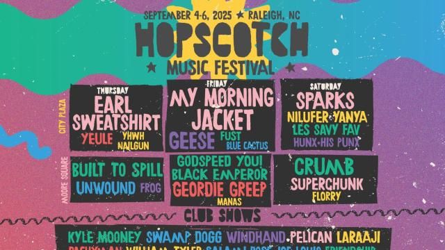 Hopscotch Music Fest 2025 lineup
