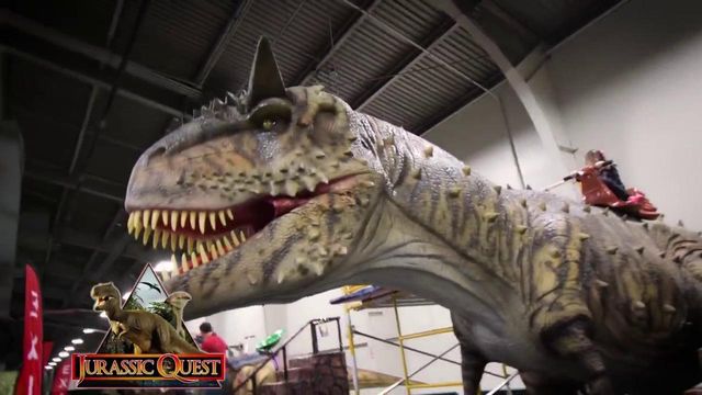 Meet the dinos at Jurassic Quest
