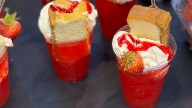 N.C. State Fair 2023: Moose Joose's Strawberry Cheesecake Slush