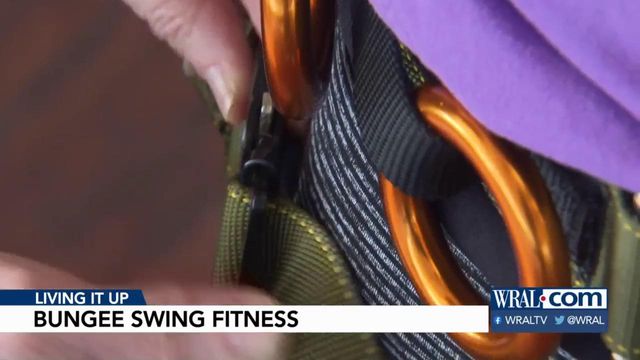 Living it Up: Bungee swing fitness