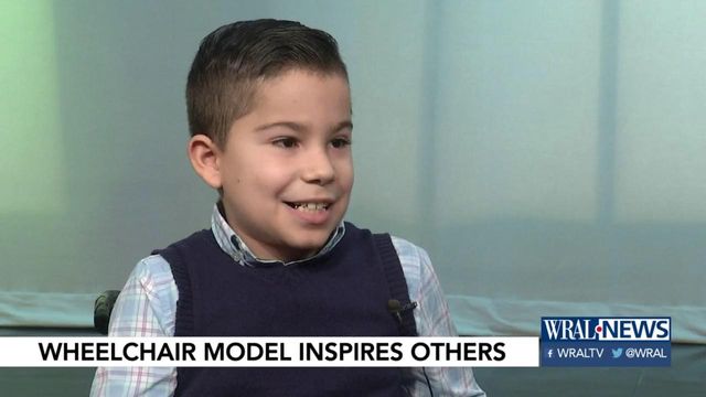 Child model enjoys being role model