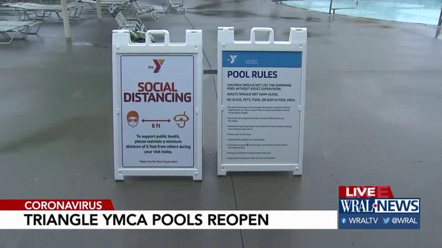 Triangle YMCA pools reopen
