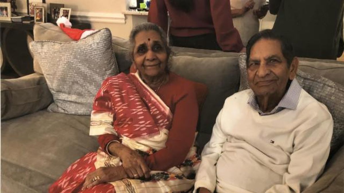 Dr. Ganga Dhar Sharma and his wife Mrs. Saroj Sharma 