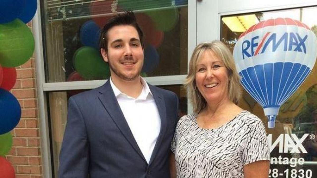 Deb McCutcheon and son Adam