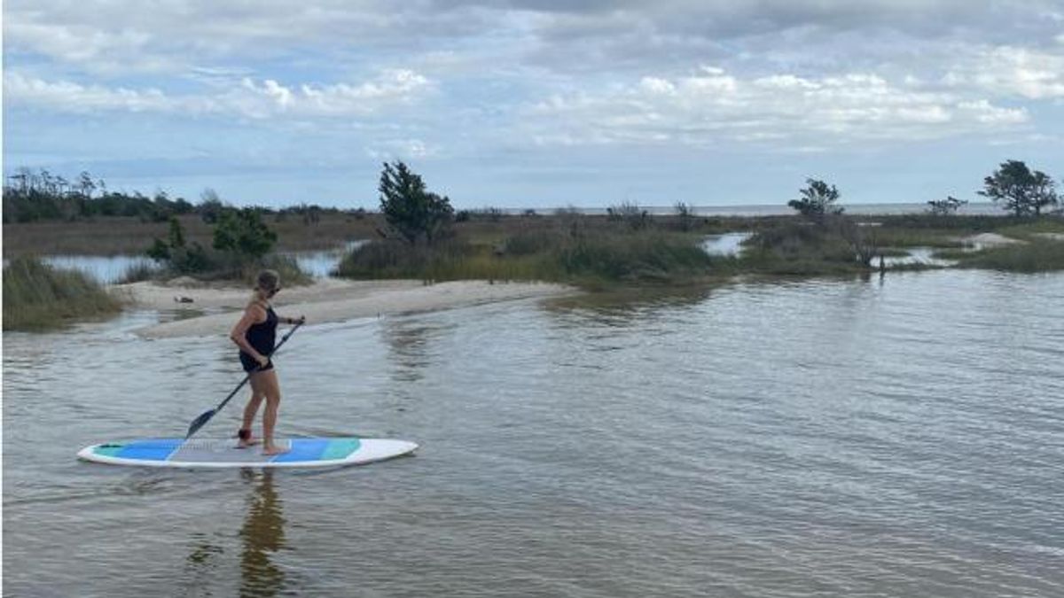 Paddling Nelson's Bay