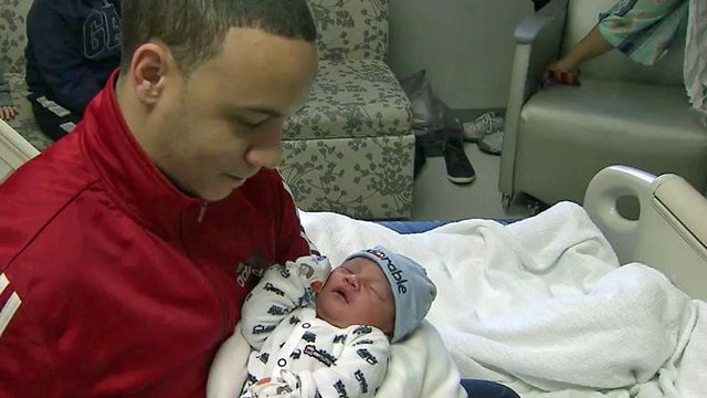 Bragg soldier, wife welcome hospital's first baby of the year