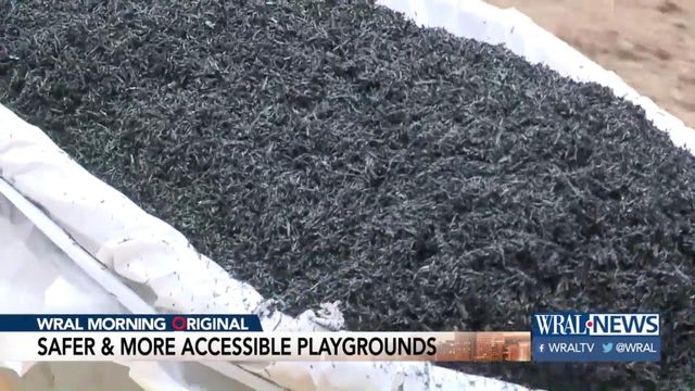 New playground surface is safer and more accessible