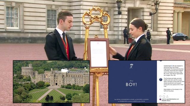 British citizens celebrate royal baby