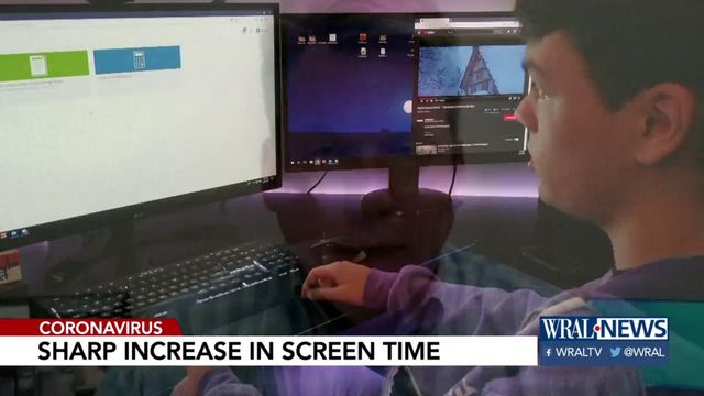 Screen time increases sharply during quarantine